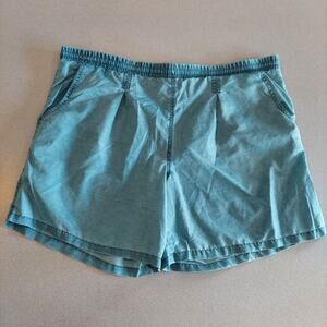 Surf Odyssey Shorts Kids Large Teal Drawstring Waistband Pockets